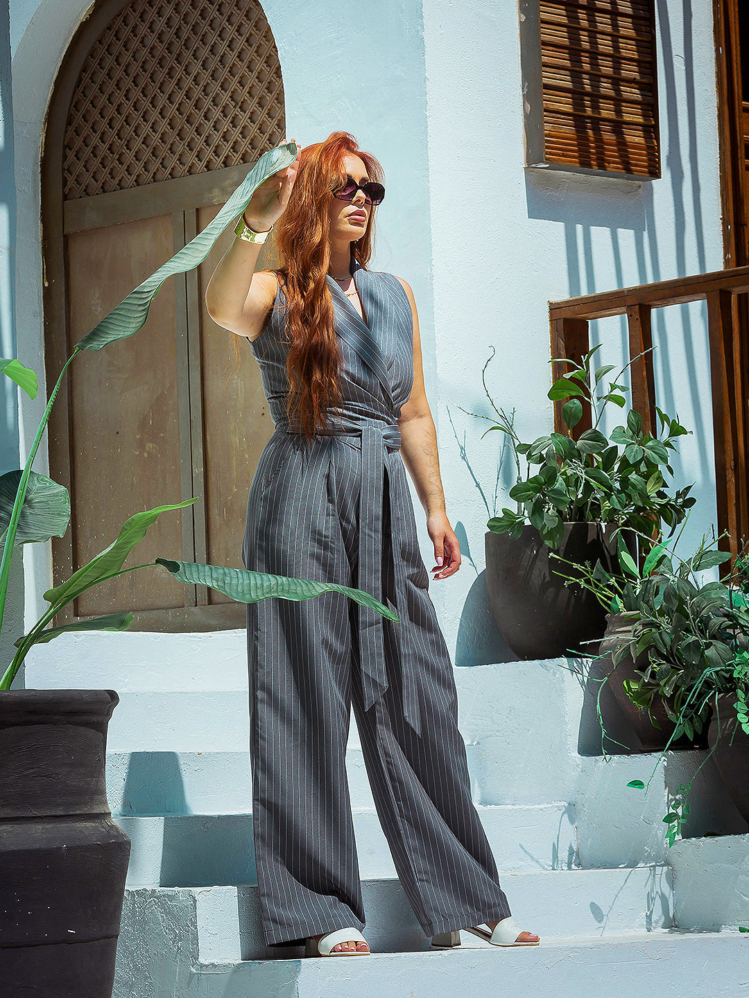 Executive Edge Jumpsuit | Power & Modern Elegance