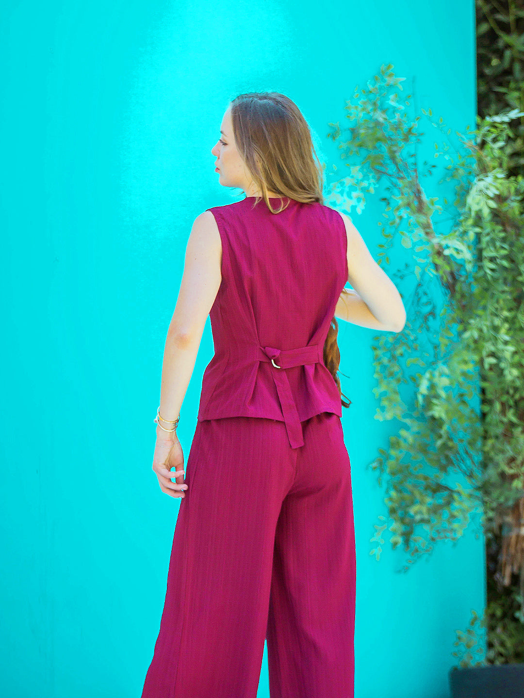 Tracto Burgundy Set | Rich & Refined Style