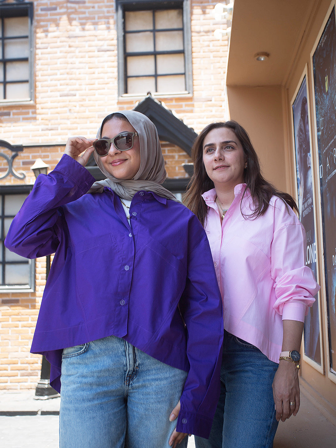 Tracto Purple oversized shirt