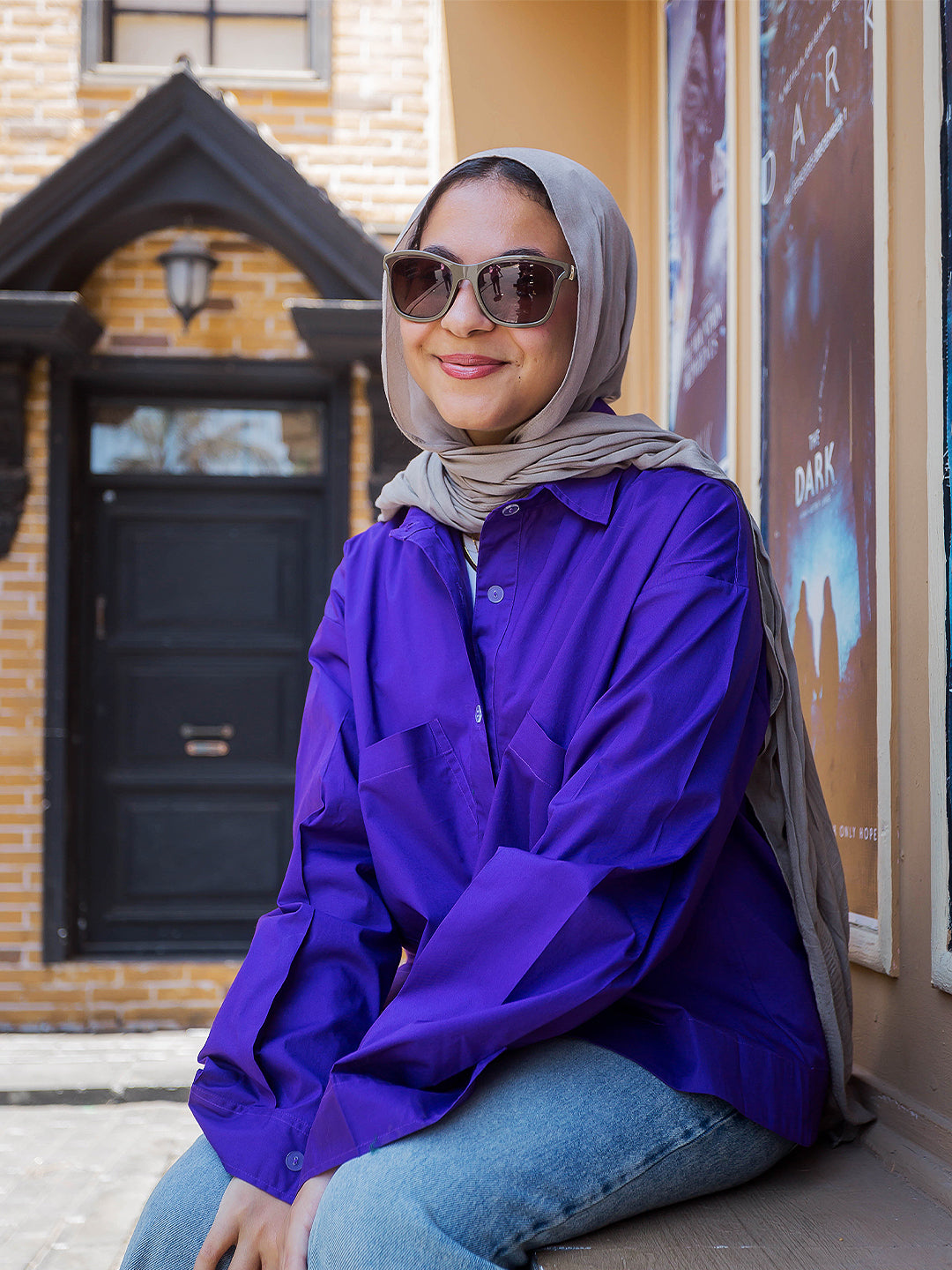 Tracto Purple oversized shirt