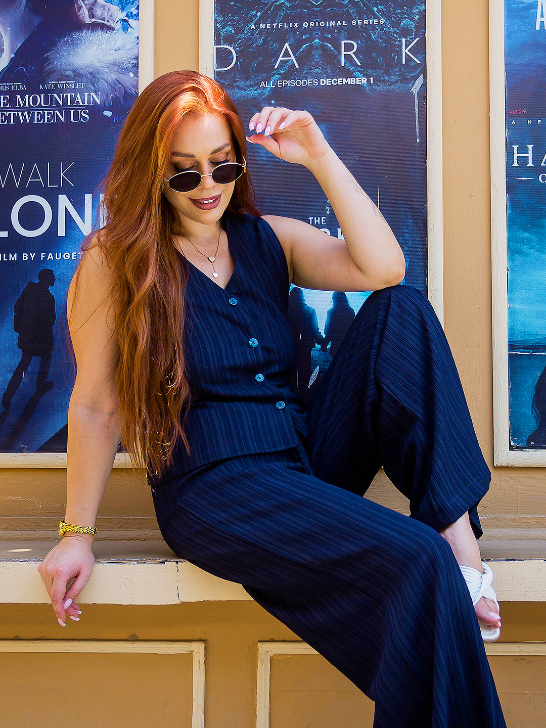 Tracto Navy Suit |Chic Formal Wear