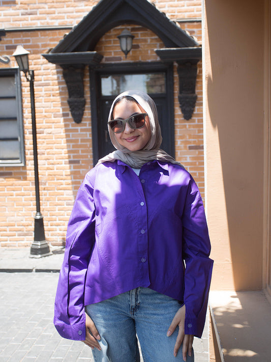 Tracto Purple oversized shirt
